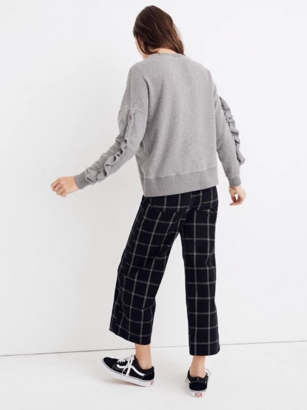 Madewell Ruffle Sweatshirt - Picture 5 of 8